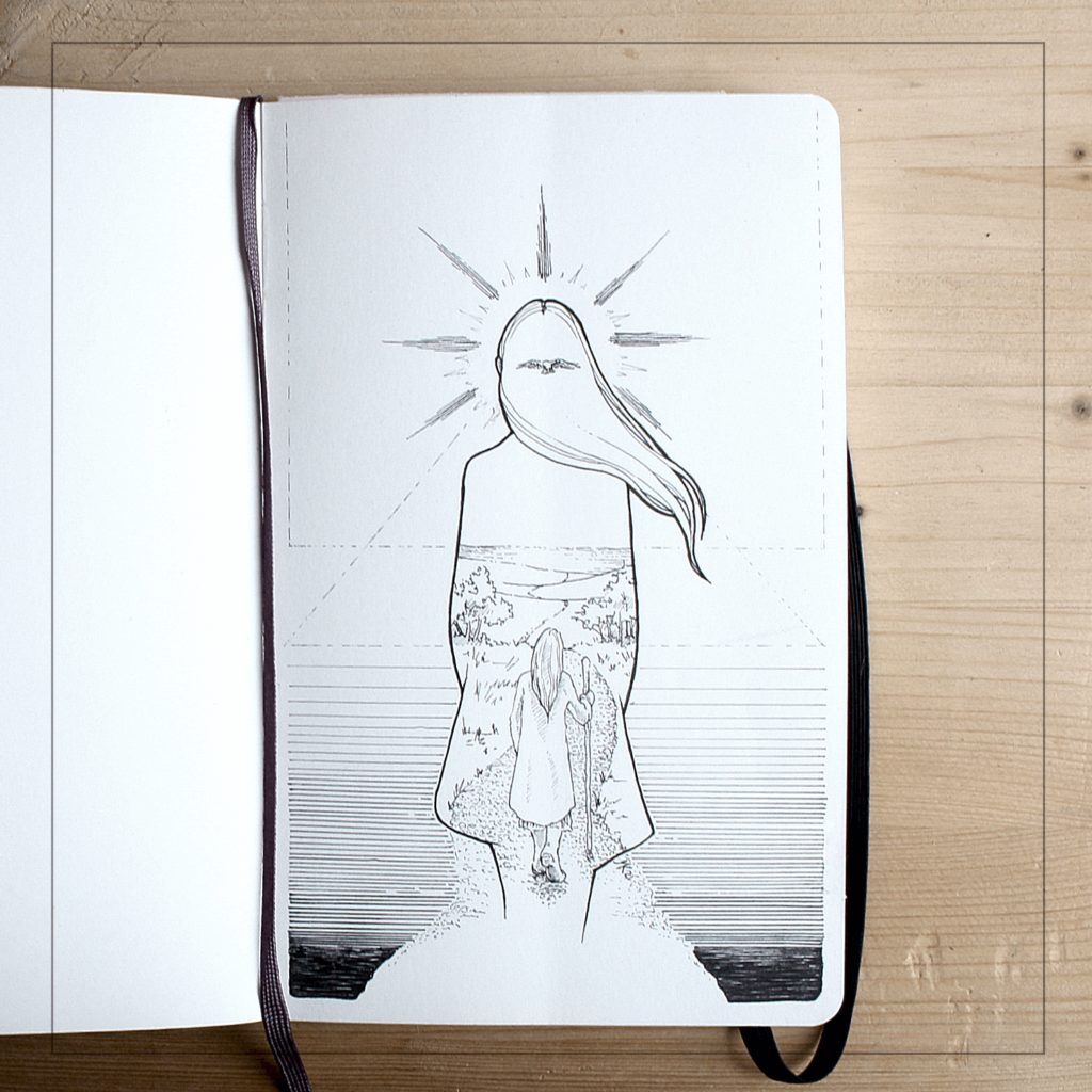 Wege erschließen - Eintrag im WandelIch Skizzenbuch